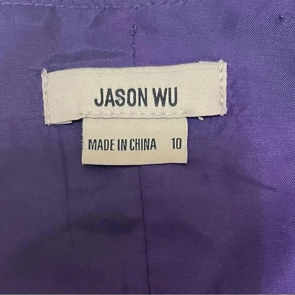 Jason Wu Satin Vest Royal Purple Size 10 NWT - Picture 6 of 8